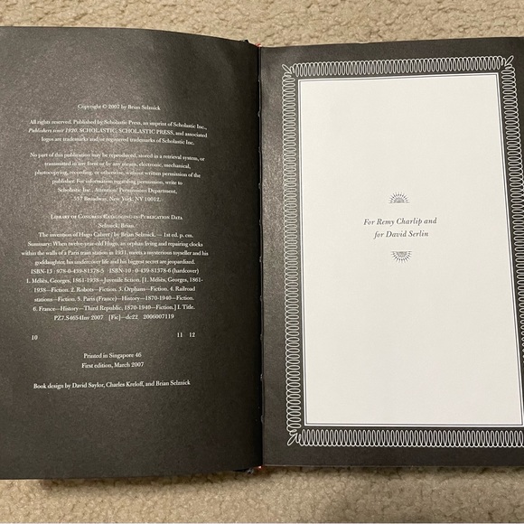 The Invention of Hugo Cabret by Brian Selznick 2007 Scholastic Press Hardcover - Picture 5 of 11